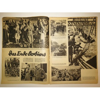 Wiener Illustrierte, Nr. 18, 30 aprile 1941, 24 pagine. Numero speciale per il compleanno di Hitler. Espenlaub militaria